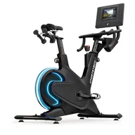 Sportstech sBike Heimtrainer + 10.1" Touch Display, APP mit Live Workouts & Kursen Fitnessbike mit patentierter LED Technologie, Ergometer