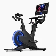 Sportstech sBike Heimtrainer + 21.5"Touch Display, APP mit Live Workouts & Kursen Fitnessbike mit patentierter LED Technologie, Ergometer