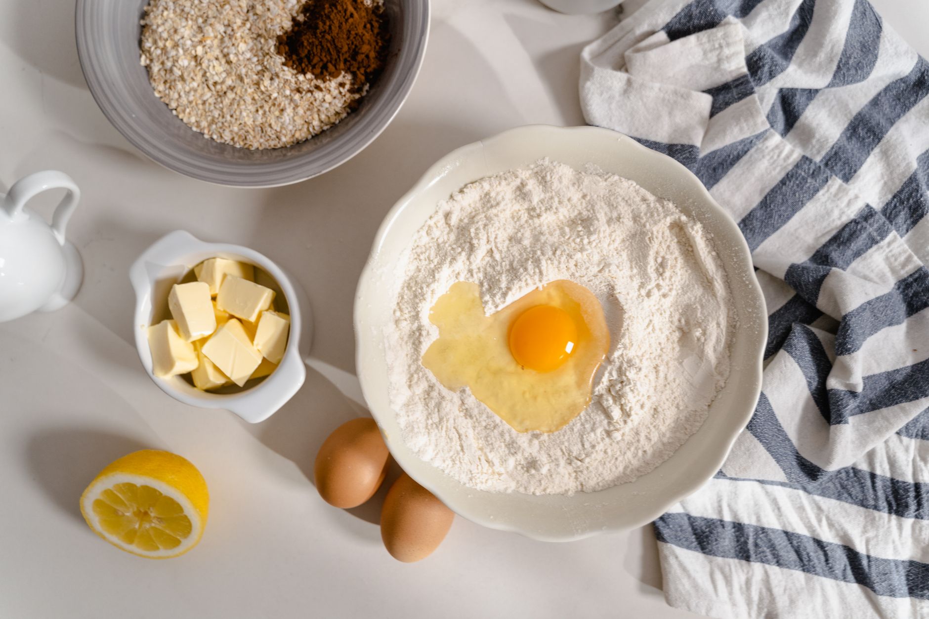 Dinkelbrötchen mit Übernachtgare