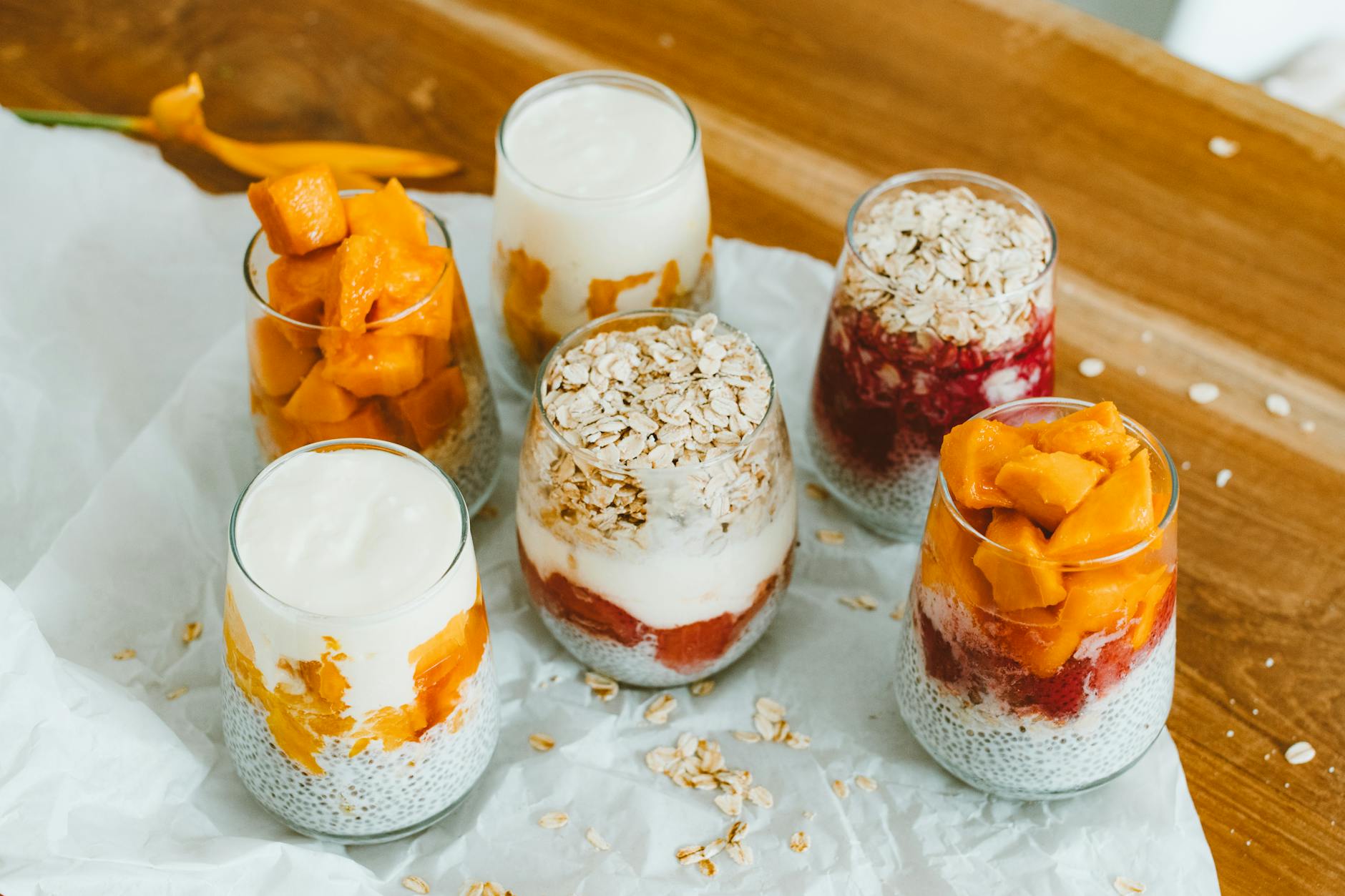 Gefrorene Protein-Schoko-Mousse