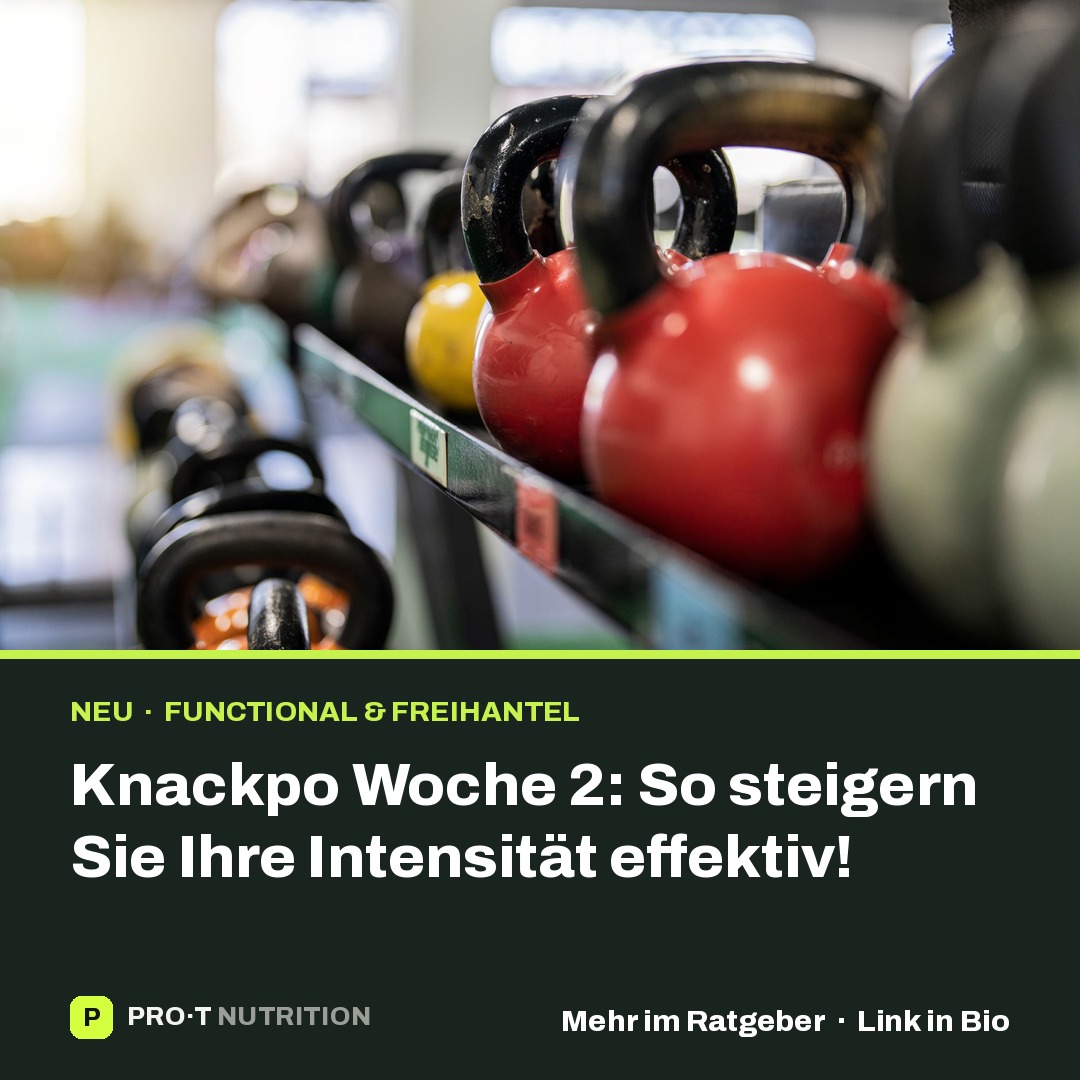 Knackpo Woche 2: So steigerst du die Intensität!