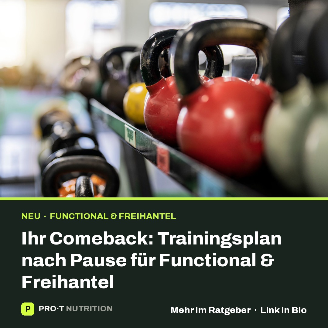 Ihr Comeback: Trainingsplan nach Pause für Functional & Freihantel