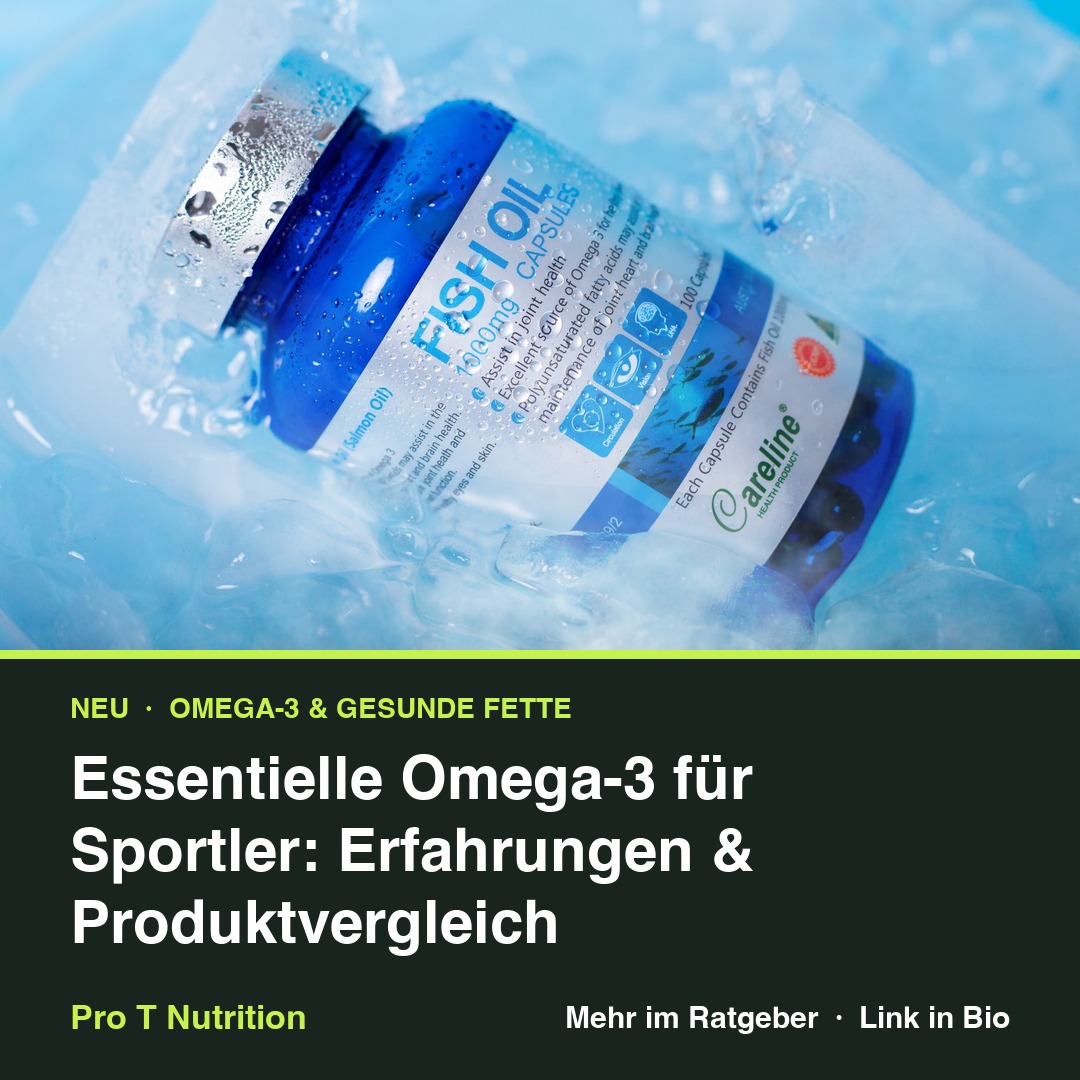 Essentielle Omega-3 für Sportler: Erfahrungen & Produktvergleich