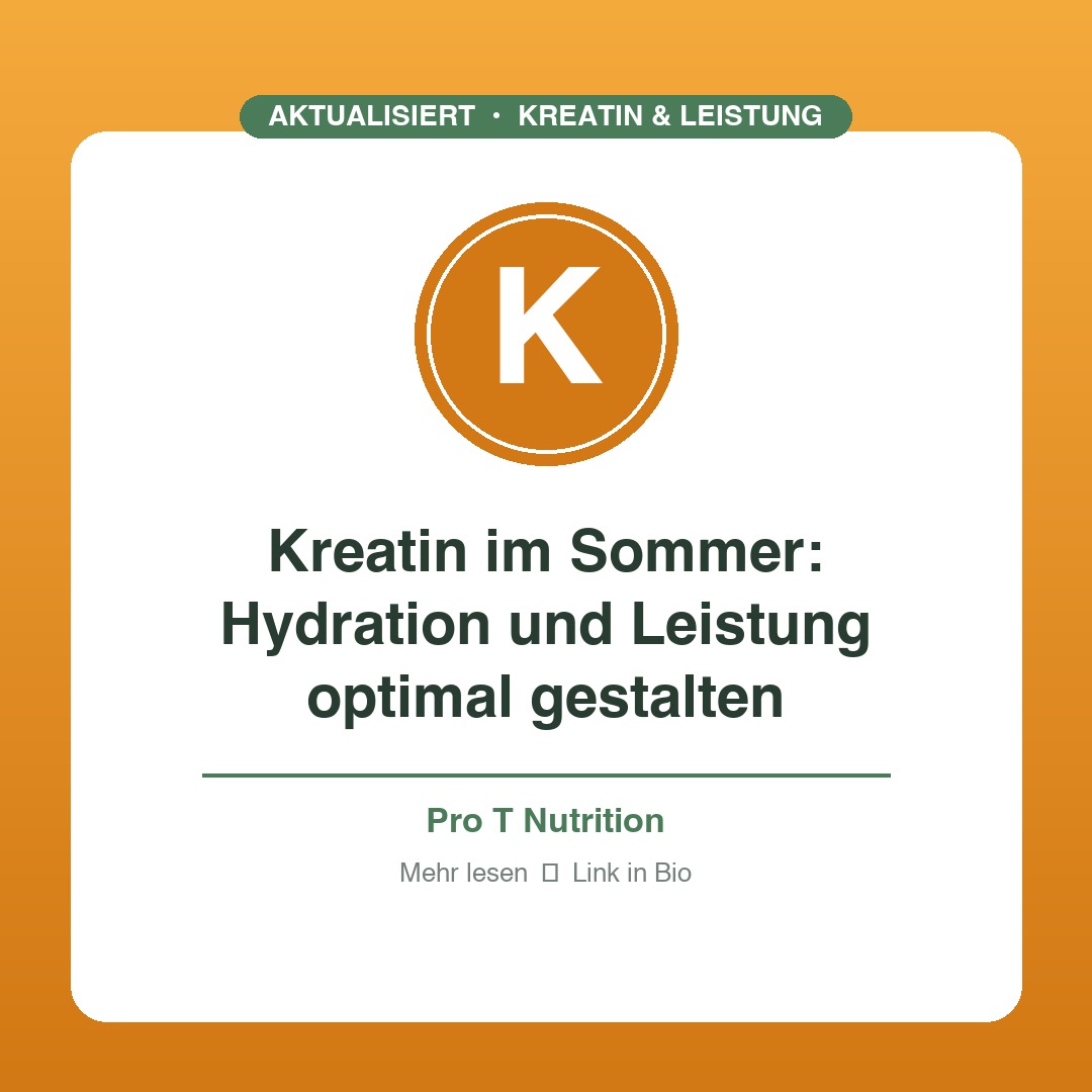 Kreatin im Sommer: Hydration und Leistung optimal gestalten