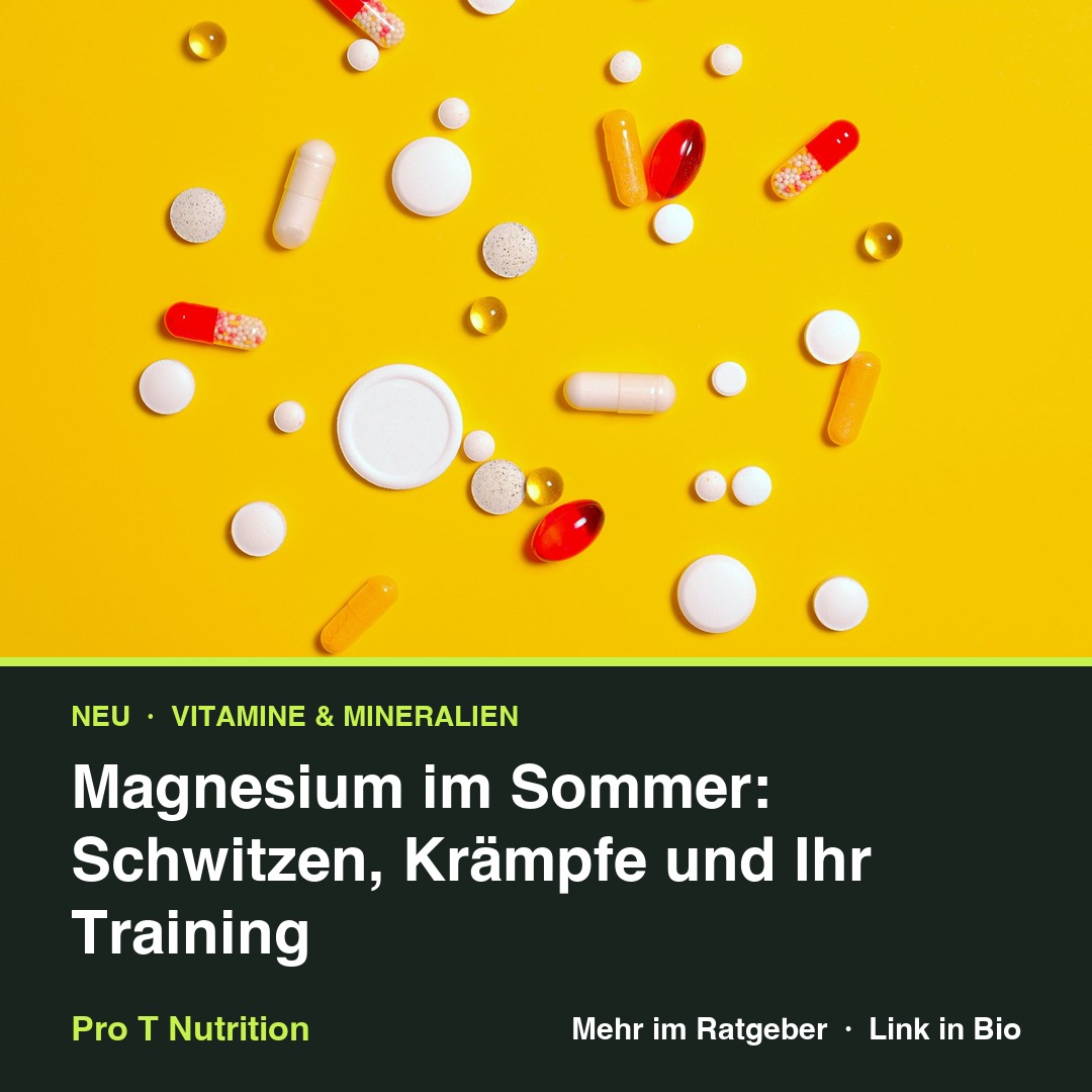 Magnesium im Sommer: Schwitzen, Krämpfe und Ihr Training