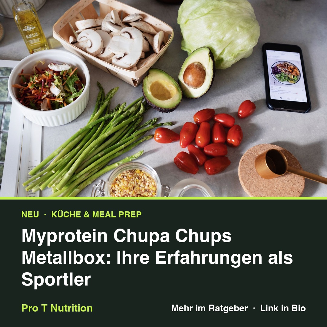 Myprotein Chupa Chups Metallbox: Ihre Erfahrungen als Sportler