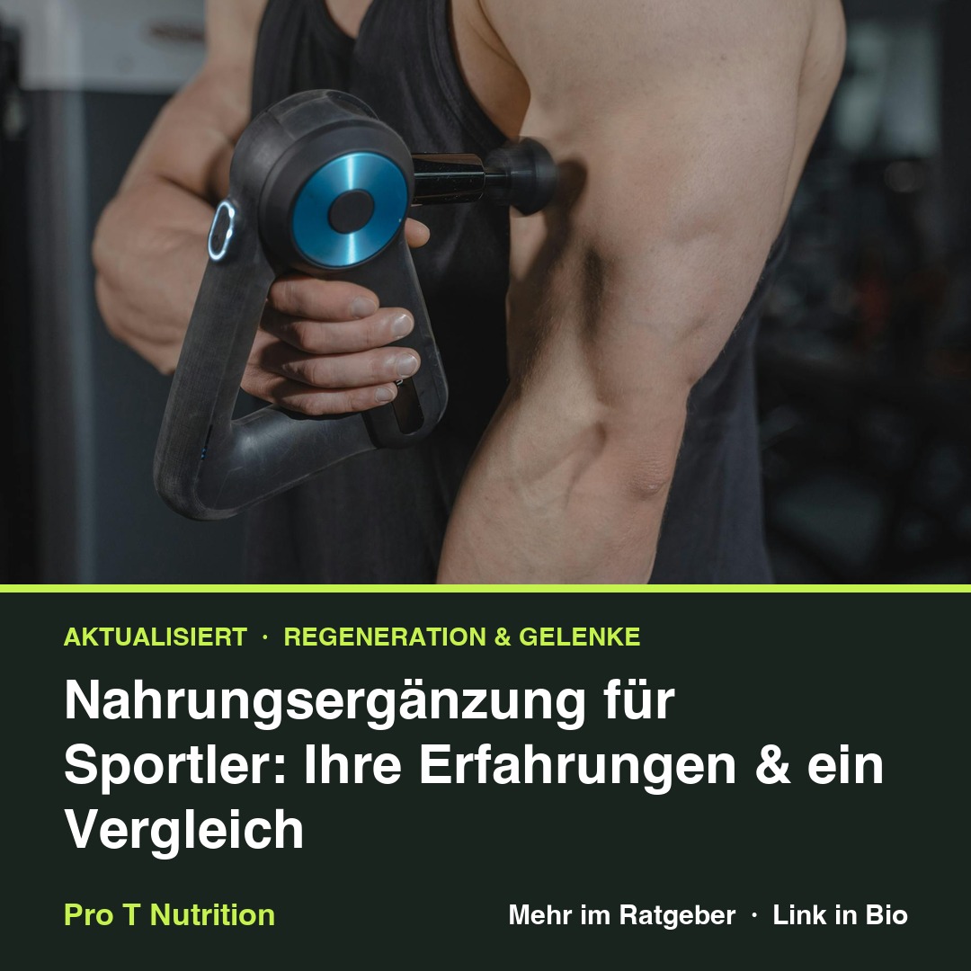 Nahrungsergänzung für Sportler: Ihre Erfahrungen & ein Vergleich