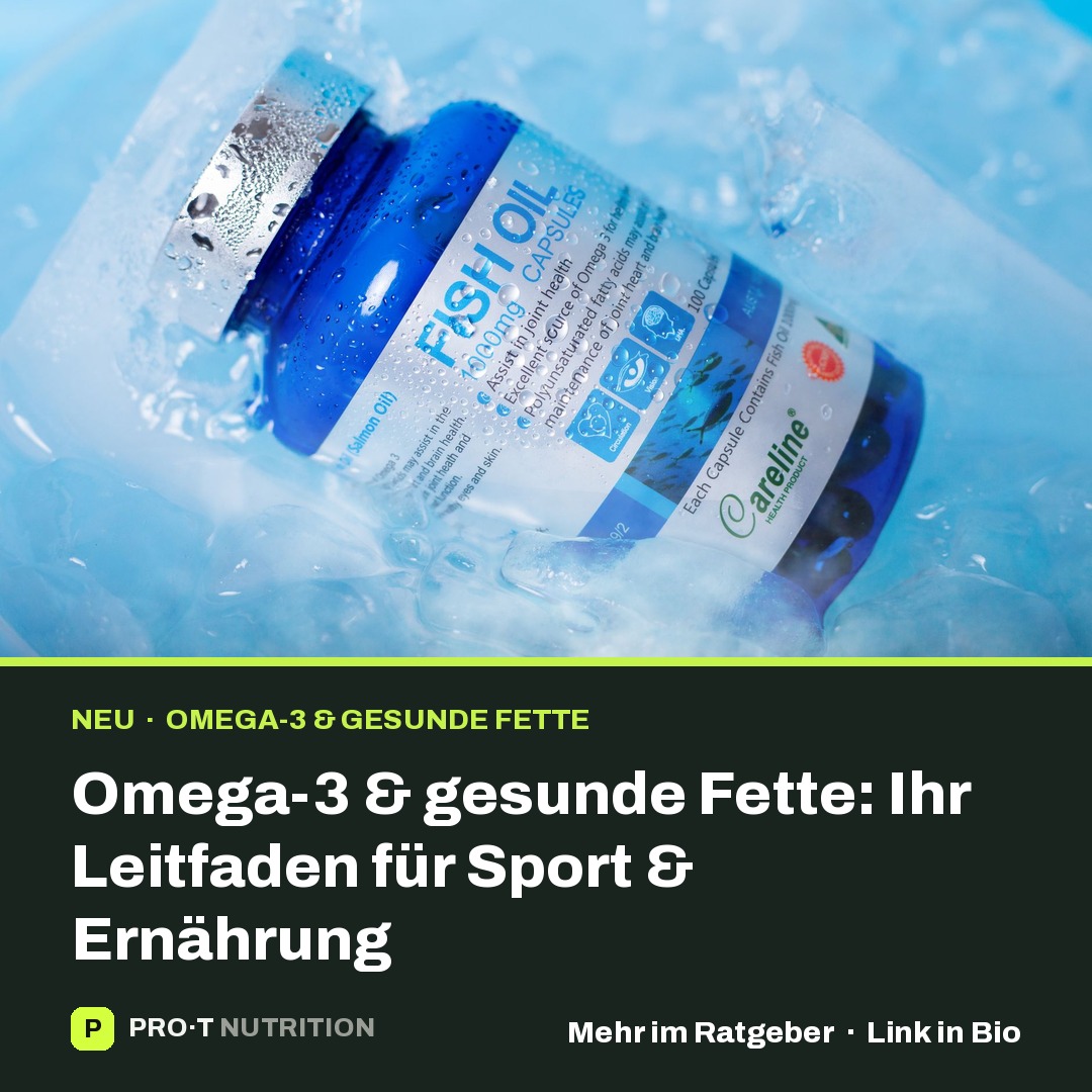 Omega-3 & gesunde Fette: Ihr Leitfaden für Sport & Ernährung