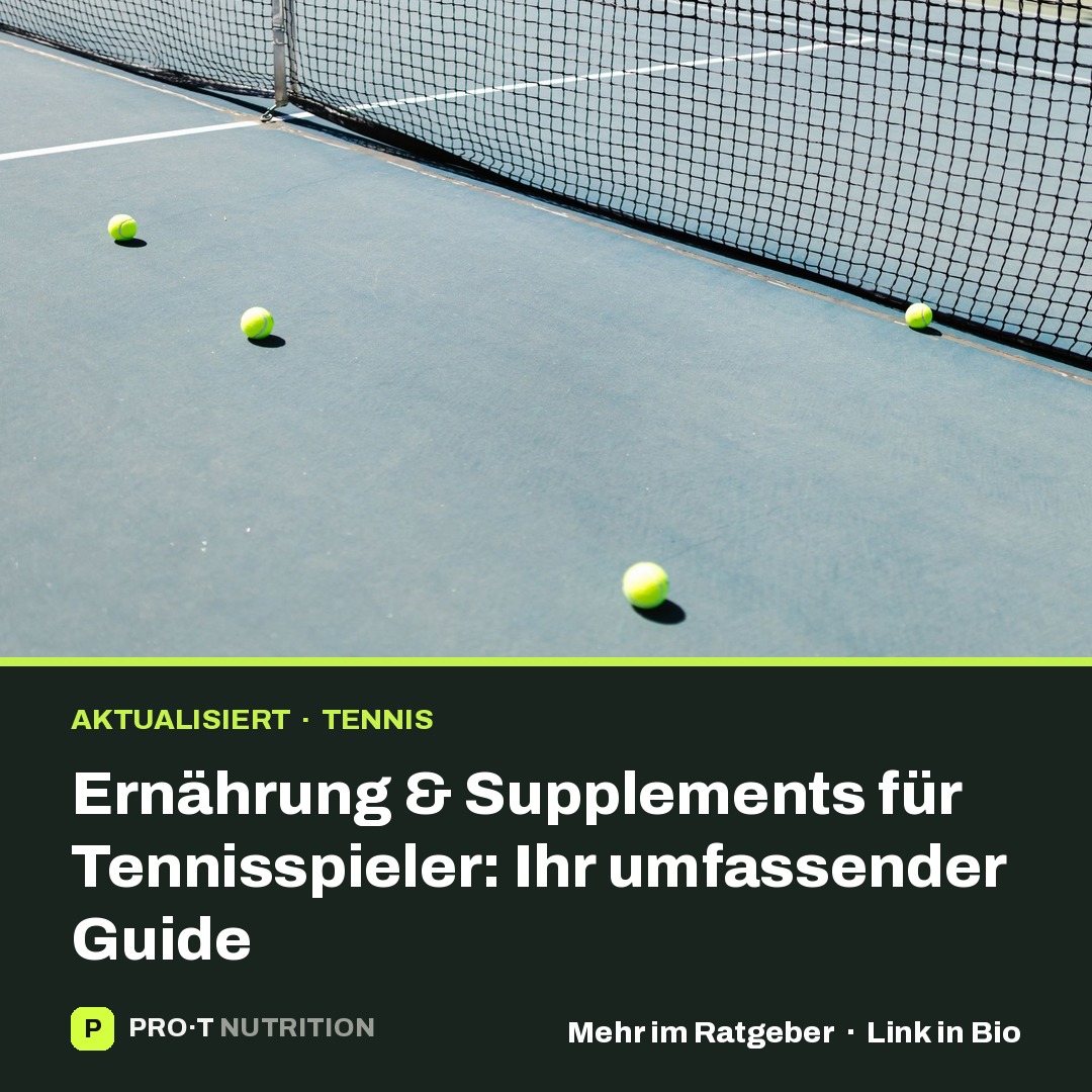 Nutrition & Supplements for Tennis Players: Your Comprehensive Guide
