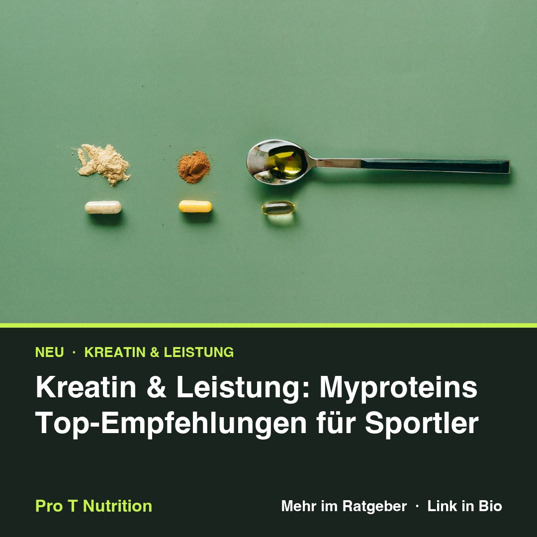 Kreatin & Leistung: Myproteins Top-Empfehlungen für Sportler