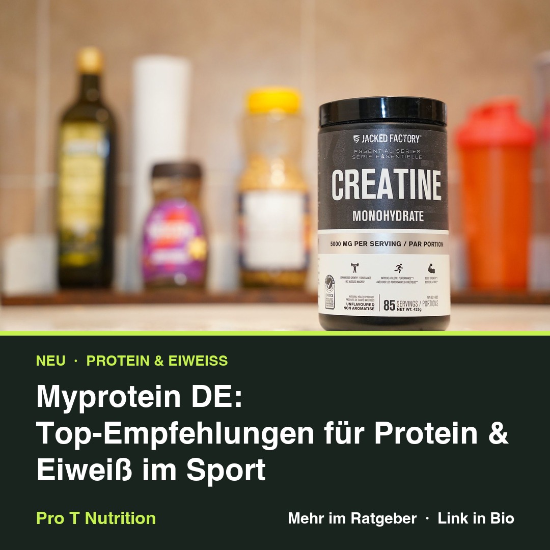 Myprotein DE: Top-Empfehlungen für Protein & Eiweiß im Sport