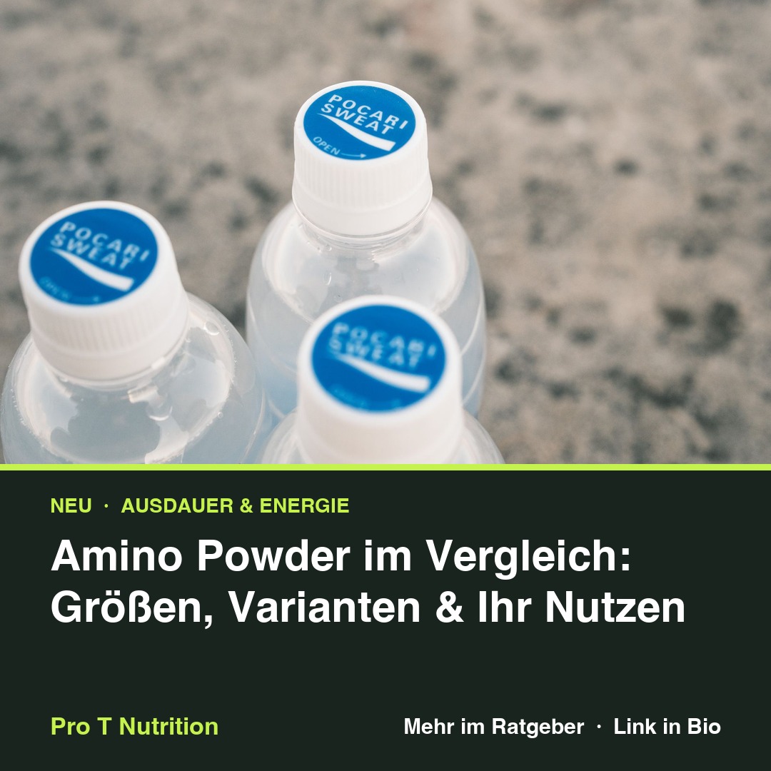 Amino Powder im Vergleich: Größen, Varianten & Ihr Nutzen