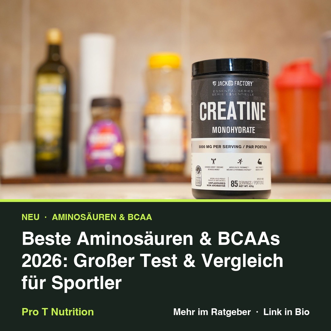 Beste Aminosäuren & BCAAs 2026: Großer Test & Vergleich für Sportler