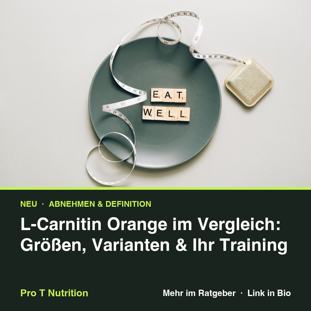 L-Carnitin Orange im Vergleich: Größen, Varianten & Ihr Training
